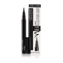 وت اند وایلد خط چشم ماژیکی مشکی پرولاین مدل PROLINE FELT TIP EYELINER  برند wet n wild کد E8752 رنگ BLACK