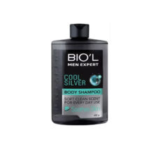 بیول شامپو بدن مردانه 480 گرمی BIOL مدل COOL SILVER