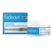 فیداوت کرم شب نیاسینامید و مولبری 50 میل مدل fadeout Advanced Whitening night Cream Niacinamide mulberry