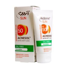 آردن سان کرم ضد آفتاب بی رنگ پوست چرب spf50 مات کننده 50 میل