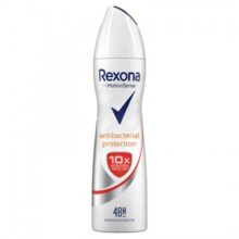 رکسونا اسپری ضد تعریق زنانه 200 میل REXONA مدل ANTIBACTERIAL PROTECTION 10X