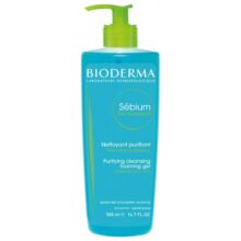 بایودرما ژل شوینده صورت پمپی پوست چرب و مختلط 500 میل BIODERMA SEBIUM PURIFYING CLEANSING FOAMING GEL FOR OILY and combination skin