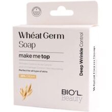 بیول صابون صورت پاک کننده آرایش 100 گرم جوانه گندم انواع پوست Biol Wheat Germ Soap