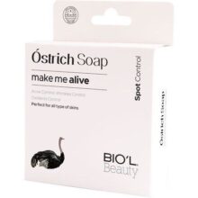 بیول صابون صورت پاک کننده آرایش 100 گرم شترمرغ انواع پوست Biol Ostrich Soap