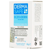 درماسیف پن شوینده پوست خشک اگزمایی و آتوپیک 100 گرم Derma Safe Eczo Derm Hydrating Surgras Pain For Very Dry Eczema Prone and Atopic Skin