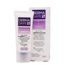 درماسیف کرم ژل مرطوب کننده و ضد قرمزی پوست خشک و حساس 40 میل Derma Safe  SENSI DERM Anti Redness Hydrating Cream Gel