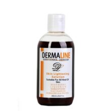 درمالاین تونر پاک کننده روشن کننده پوست 250 میل Dermaline Skin Lightening Solution