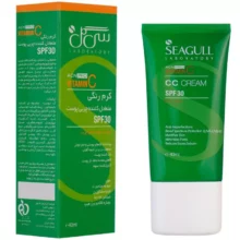 سی گل cc کرم رنگی متعادل کننده چربی پوست 40 میل SEAGULL CC Cream SPF30