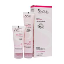 سی گل کرم بی رنگ کننده موی صورت و بدن 60  میل + 30 میل SEAGULL BLEACH CREAM