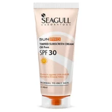 سی گل کرم ضد آفتاب رنگی پوست نرمال تا چرب 40 میل Seagull Tinted Sunscreen SPF 30 cream Oil Free