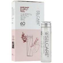 سیلکر سرم آبرسان و بازسازی کننده پوست با ماسک ورقه ای مدل شات 60 میل Silcare Rejuvenating and Hydrating Serum Mask