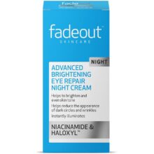 فیداوت کرم دور چشم شب روشن کننده 15 میل Fadeout Advanced Whitening Eye Repair Night Cream Niacinamide Haloxyl