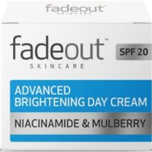 فیداوت کرم روز نیاسینامید و مولبری 50 میل مدل fadeout Advanced Whitening Day Cream Niacinamide mulberry