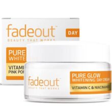 فیداوت کرم ضد لک روشن کننده روز ویتامین سی 50 میل PURE GLOW برند Fadeout