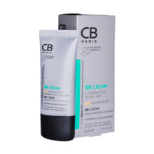 سی بی بی بی کرم بژ نچرال پوست مختلط تا چرب 30 میل CB PARIS BB CREAM NATURAL BEIGE