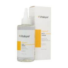 ویتالایر تونر پاک کننده صورت ویتامین سی 200 میل طرح جدید vitalayer Vitamin C Face Toner