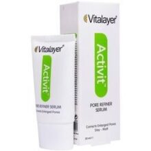 ویتالایر کرم ژل جمع کننده منافذ باز پوست 30 میل Vitalayer Activit Pore Refiner Gel Cream