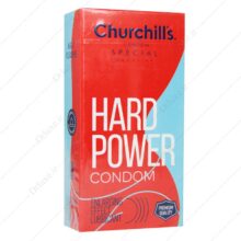 چرچیلز کاندوم 12 عددی کلاسیک حجم دهنده HARD POWER برند Churchills