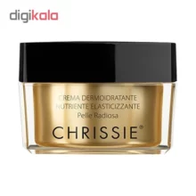 کریسی کرم کاسه ای مغذی مرطوب کننده درمو 50 میل CHRISSIE Dermohydrating Cream Nourishing Elasticiz Radiant Skin